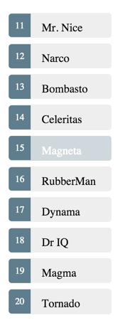 Heroes List
